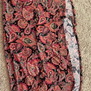 Paisley Print Lularoe Azure Circle Skirt